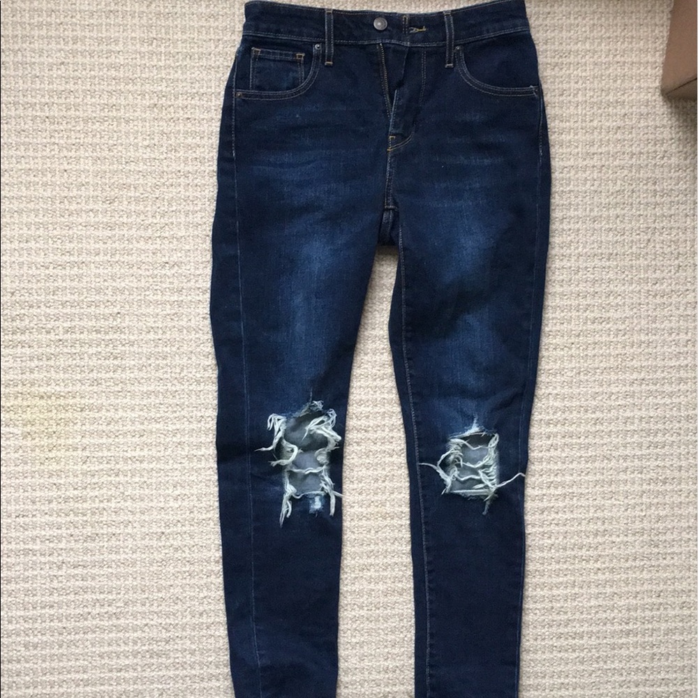 High rise jeans